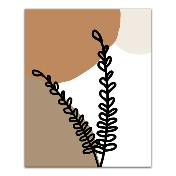 Creative Products Floral Abstract 16 x 20 Canvas Wall Art