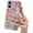 Floral Pink, variant on siduater for iPhone 13 Pro Max Case for Girls Women | Colorful Retro Oil Painting Flower Phone Cover with Adjustable Grip Loop Strap Handle Kickstand, Cherry Blossom