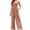 Pink, variant on Womens Smocked Jumpsuit Dressy Casual High Waist Rompers with Pocket Wide Leg Sleeveless Office Work Jumpsuit, Green, M