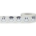 thumbnail image 2 of Metallic Silver Happy Face Stickers Labels | 1" inch Round - 500 Pack | InStockLabels.com, 2 of 2