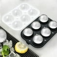 thumbnail image 3 of Bandejas para cubitos de hielo (juego de 2), máquina para hacer bolas de hielo esféricas con tapa y máquina para hacer cubitos de hielo cuadrados grandes para whisky, cócteles y productos caseros, 3 of 4