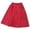 Red, variant on Aofany Women Fashion Casual Skirt Vintage High Waist Pleated Skirt Solid Color Flowy Skirt