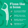 thumbnail image 2 of Plackers Micro Line Dental Floss Picks, Mint, 450 Ct., 2 of 5