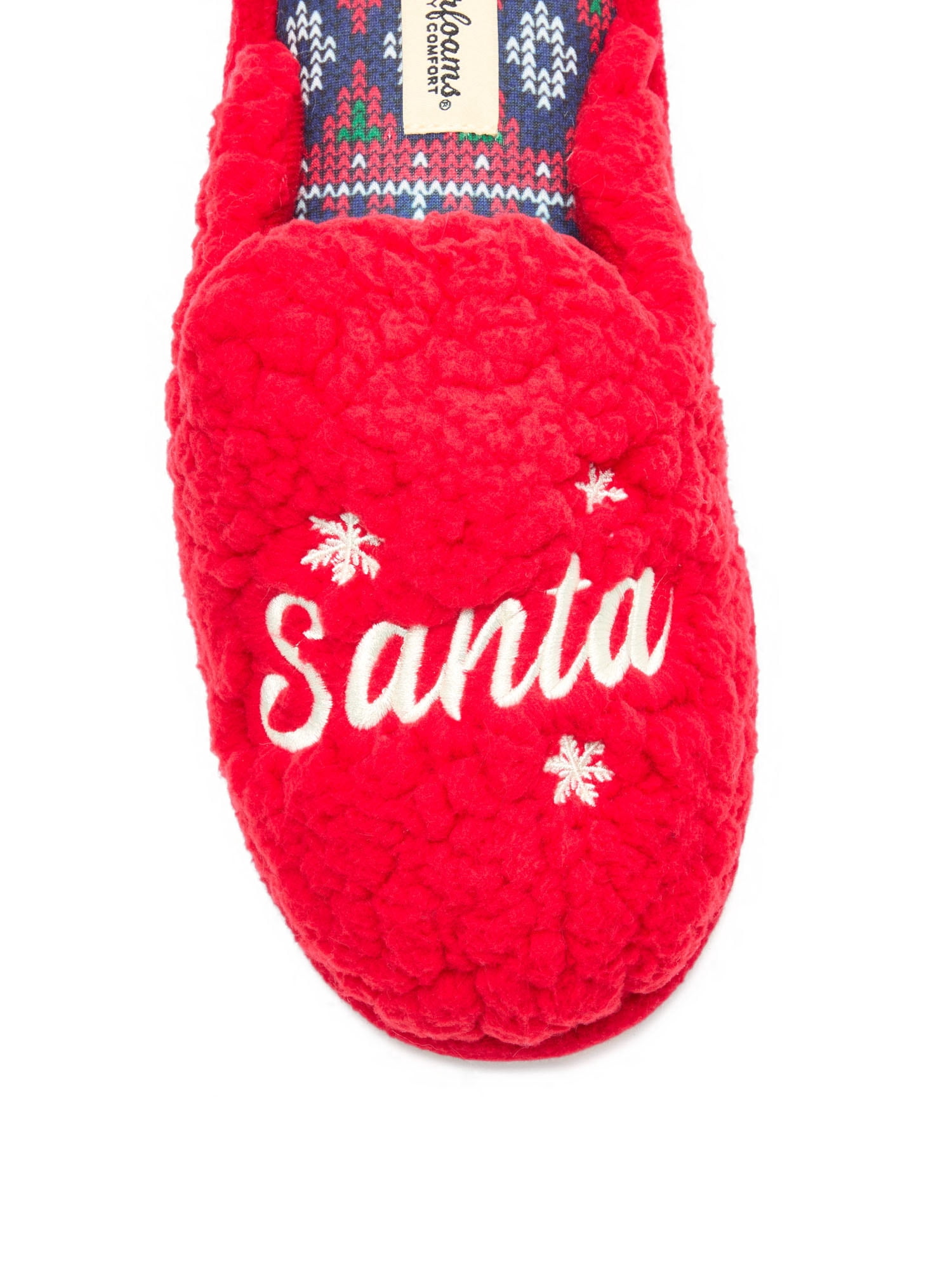 Dearfoams Cozy Comfort Women's Holiday Novelty Slippers