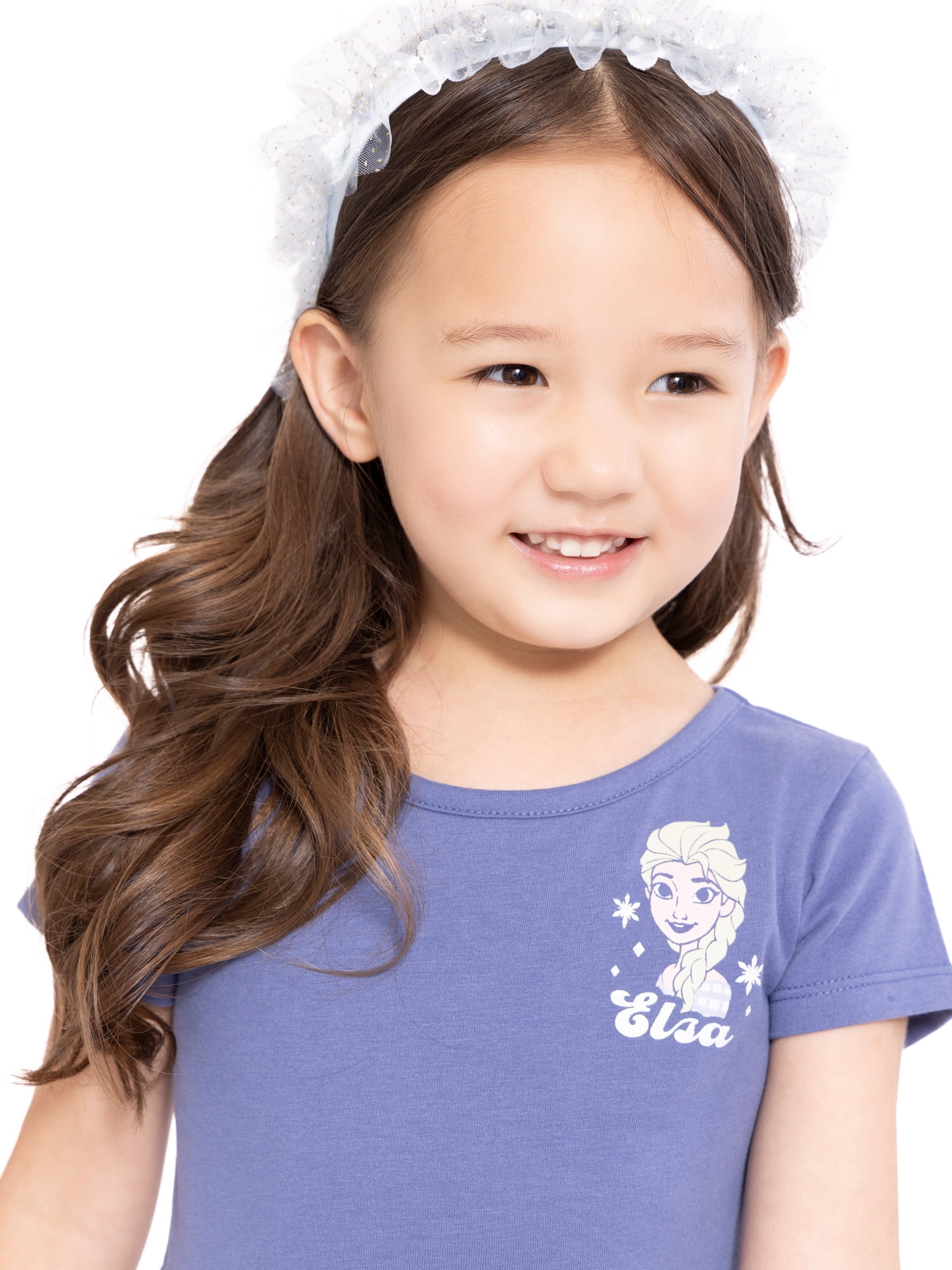 Frozen Toddler Girls Graphic Print Skater Dress with Short Sleeves, Sizes 12M-5T