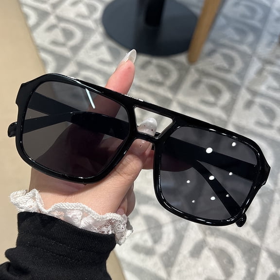 2026 New Candy-Colored Women's Sunglasses, Cross-Border Fashion Trend Square Frame Sunglasses, Retro Personality Eyewear, Unisex