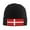 Black, variant on Danish Flag Beanie Hat Men Women Warm Printed Cap Knit Beanies Hats Outdoor Winter Red