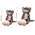 thumbnail image 3 of FENOHREFE 20/27’’ Large Plush Stuffed Kitten for Doll Pillow for Desk Sofa Decor for Doll Adu1t Kids Mood Appease Great Valentine’, 3 of 7