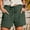 Army Green #2, variant on XWSHYW Women Clothes Summer Solid Color Drawstring Shorts with Pockets Casual Loose Fit Comfort Waist Beach Shorts