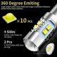 thumbnail image 2 of 2pcs LED Backup Light Blub Reverse Lamp H21W BAY9S 64136 Canbus For BMW F30 F80 F31 G30 F90 F11 G31, 2 of 5