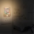thumbnail image 2 of Yayeee 2-Pack Plug in LED Night Lights with Light Sensors Motion Detectors, Pink Door, 2 of 7