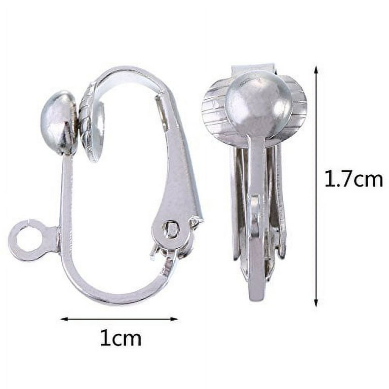 Bememo 36 Pack Clip-on Earring Converter with Easy Open Loop for
