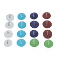 thumbnail image 4 of Cuentas de vidrio, 16 piezas de piedras inspiradoras, piedras inspiradoras, piedra de la suerte, artesanía excepcional, 4 of 9