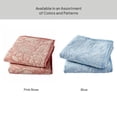 thumbnail image 5 of Better Homes & Gardens Floral Matelassé Pillow Shams, Standard, Pink Rose, 2 Pack, 5 of 7