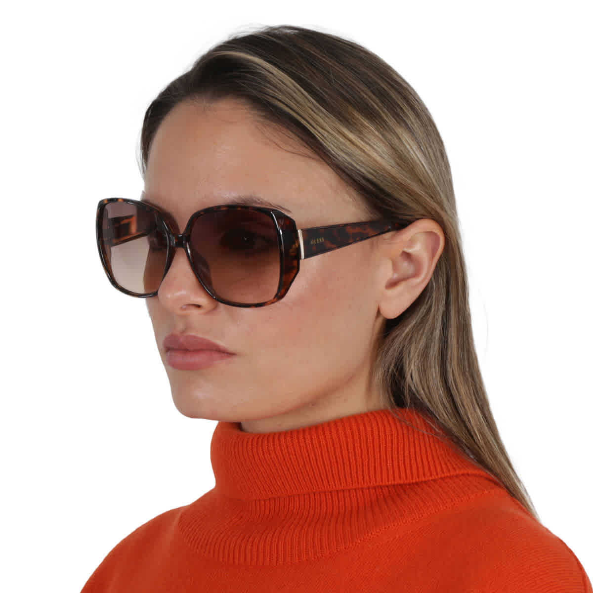 NWT Guess Factory GF0305-53X Sunglasses Guess Factory Blue Round Ladies Sunglasses GF0305 53X 51  main image 3