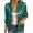 Green, variant on Women's Sequin Bomber Jacket, Zip Up Stand Collar Long Sleeve Glitter Fashion Party Outerwear Gold M