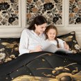 thumbnail image 4 of Manfei Floral Bee Twin Comforter Sets 2pcs,Vintage Aesthetics Bedding Set,1 Comforter and 1 Pillowcase,Reversible, 4 of 6