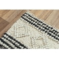 thumbnail image 2 of Rizzy Rugs Capri Area Rug CPI104 Ivory Lines Rows 7' 6" x 9' 6" Rectangle, 2 of 2