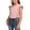 E015-Pink, variant on hengsof Girls Flutter Sleeve Top Summer Solid Color Crewneck Side Drawstring Cute Blouse Casual Daily T-Shirt for Toddler Kids Ages 2-10