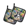 thumbnail image 2 of Havanese Spring Path Pair of Pot Holders 7.5 in x 7.5 in, 2 of 2