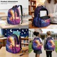 thumbnail image 3 of DISNIMO School Backpack for Boys, Basketball Print 3pcs Kids Bookbag Set with Lunch Box Pencil Case, Lightweight Portable Backpack with Adjustable Strap, Back to School Gift, 3 of 7