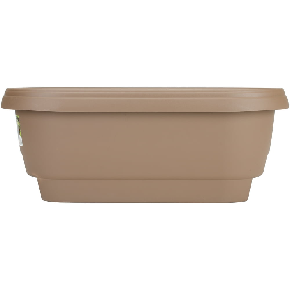 Bloem Deck Rail Planter 24"Chocolate
