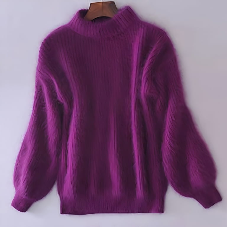 Womens Fall Sweaters Winter Sweaters Loose Warm Fluffy Plush
