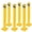 6 Pack, variant on Safety Bollard 1 Packs, 36 Inch Height Bollard Post, 4.5 Inch Diameter Steel Pipe Safety Bollard Post, with Mounting Base & Anchor Bolts, for Traffic Control, Driveway Barrier, Parking Pole