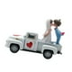 thumbnail image 5 of Decoración de camioneta vintage para el Día de San Valentín, modelo de camioneta, escritorio para el hogar con puertas que se abren. Estilo A, 5 of 9
