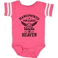 thumbnail image 3 of Inktastic Handpicked for Earth by My Uncle in Heaven with Angel Wings Boys or Girls Baby Bodysuit, 3 of 5