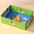 thumbnail image 6 of Cmunyle Disposable Cat Litter Box 19.09 by 15.35 by 5.9 in Foldable Portable Travel Litter Pan for Cats Vet Visit Emergency Use, 6 of 9