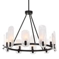 thumbnail image 4 of Uttermost Ellipse 10 Light Dark Bronze Chandelier, 4 of 9