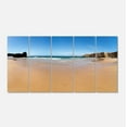 thumbnail image 2 of Calm Sandy Coastline Panorama - Oversized Beach Canvas Artwork, 2 of 3