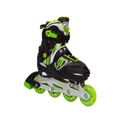 Epic Rage Adjustable Inline Roller Skates w/LED Light Up Wheels