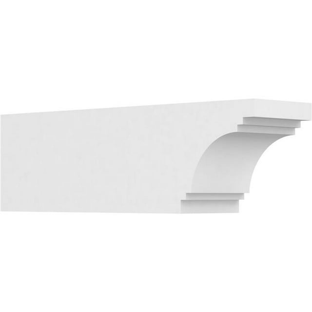 Ekena Millwork RFTP05X06X20PEC 6 x 5 x 20 Po Standard Pescadero Architecture Grade Queue de Chevron PVC