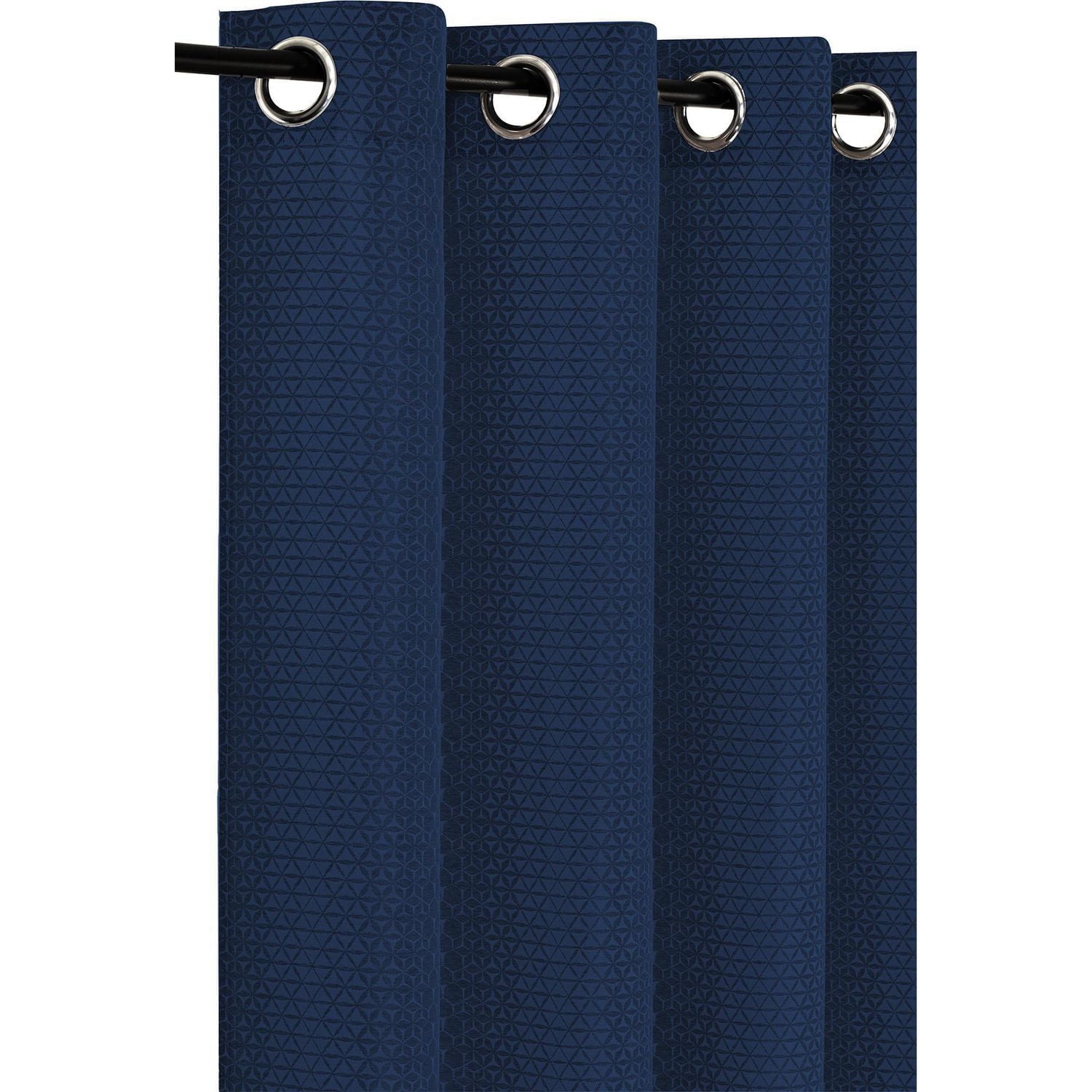 Safdie & Co. Curtain 84L Holli Jacquard Navy