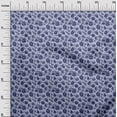 thumbnail image 3 of oneOone Polyester Spandex Grayish Blue Fabric Pomegranate Craft Projects Decor Fabric Printed By The Yard 56 Inch Wide, 3 of 4