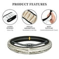 thumbnail image 6 of Easygdp Rice Harvest Elastic Steering Wheel Cover, Auto Accessories, Fit Suvs, Vans,Cars, Trucks -15 inch, 6 of 8