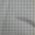 thumbnail image 1 of oneOone Velvet Medium Blue Fabric Asian Kilim Sewing Craft Projects Fabric Prints By Yard 58 Inch Wide, 1 of 5