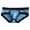 #22Blue, variant on Breathable Comfy Underwear Mens Briefs Low Waist Sexy Ribbed Solid Color