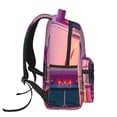 thumbnail image 3 of Easygdp Sunset Truck Highway Mochila Ergonómica Versátil para Laptop - Múltiples Bolsillos, Correas Ajustables, Unisex para Escuela, Viajes y Actividades al Aire Libre-One Size, 3 of 5