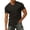 Black, variant on Mens T-shirts Short Sleeve V Neck Chest Pocket Tops Solid Summer Casual Classic Fit T Shirts for Man Army Green XXXL