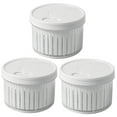 thumbnail image 4 of FOMIYES Garlic Storage Vegetable Containers 3Pcs White PP Material Drainage Kitchen Use For Refrigerator Organization, 4 of 8
