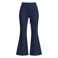 thumbnail image 3 of Ixbnca Womens Bootcut Pants Stretchy Drawstring Yoga Long Pants Comfy High Rise Loungewear Gym Flared Sweat Pants, 3 of 7