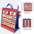 thumbnail image 2 of LOLIPPYY Teaching Pocket Chart 1Pcs Blue with Quick Content Change Oxford Fabric for Educators, 2 of 8