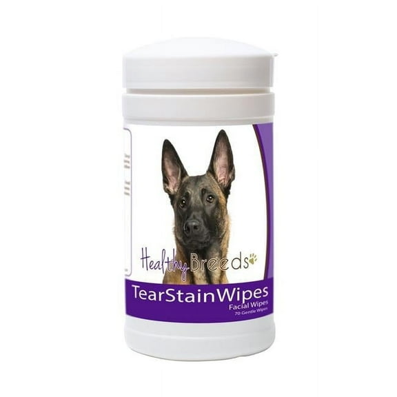 Healthy Breeds 840235152286 Belgian Malinois Tear Stain Wipes