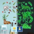 thumbnail image 2 of Glow in The Dark Jungle Animals Wall Decals,Glowing Luminous Safari Animals Wall Stickers Removable self-Adhesive Forest Tiger Elephant Palm Trees Decals for Boys Girls Bedroom Kids Nursery Decoration, 2 of 5