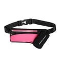 thumbnail image 1 of maskred Ceinture de Course Sac Banane pour Femmes Hommes Porte-Bouteille d'Eau Élastique Réfléchissant Léger Imperméable rose Rouge 1Set, 1 of 6