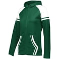 thumbnail image 3 of Holloway Sportswear M Womens RETRO GRADE JACKET Forest/White 229761, 3 of 5