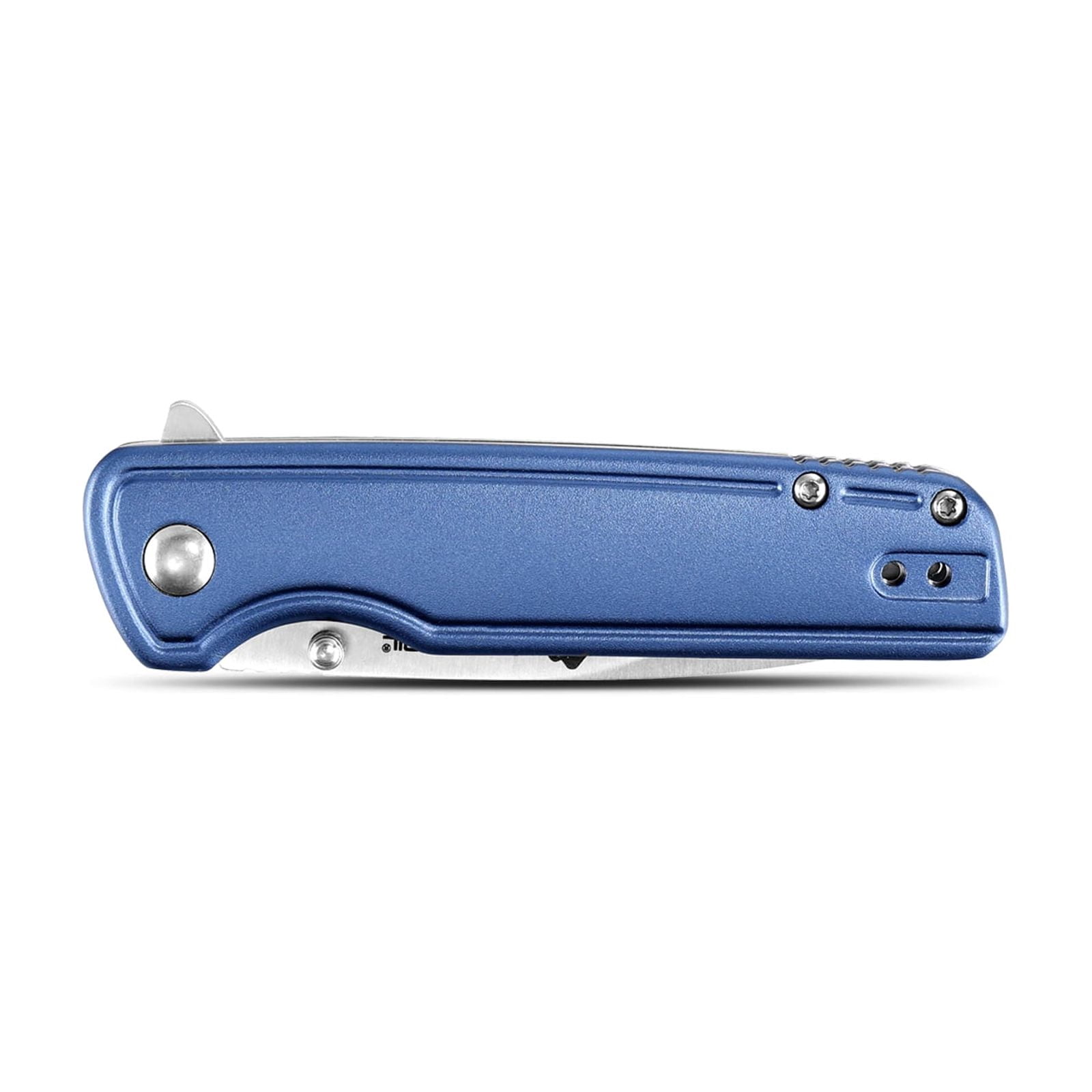 Ozark Trail 7 inch Folding Knife with 3" D2 Blade and 4" Aluminum Handle,Reversible Belt Clip